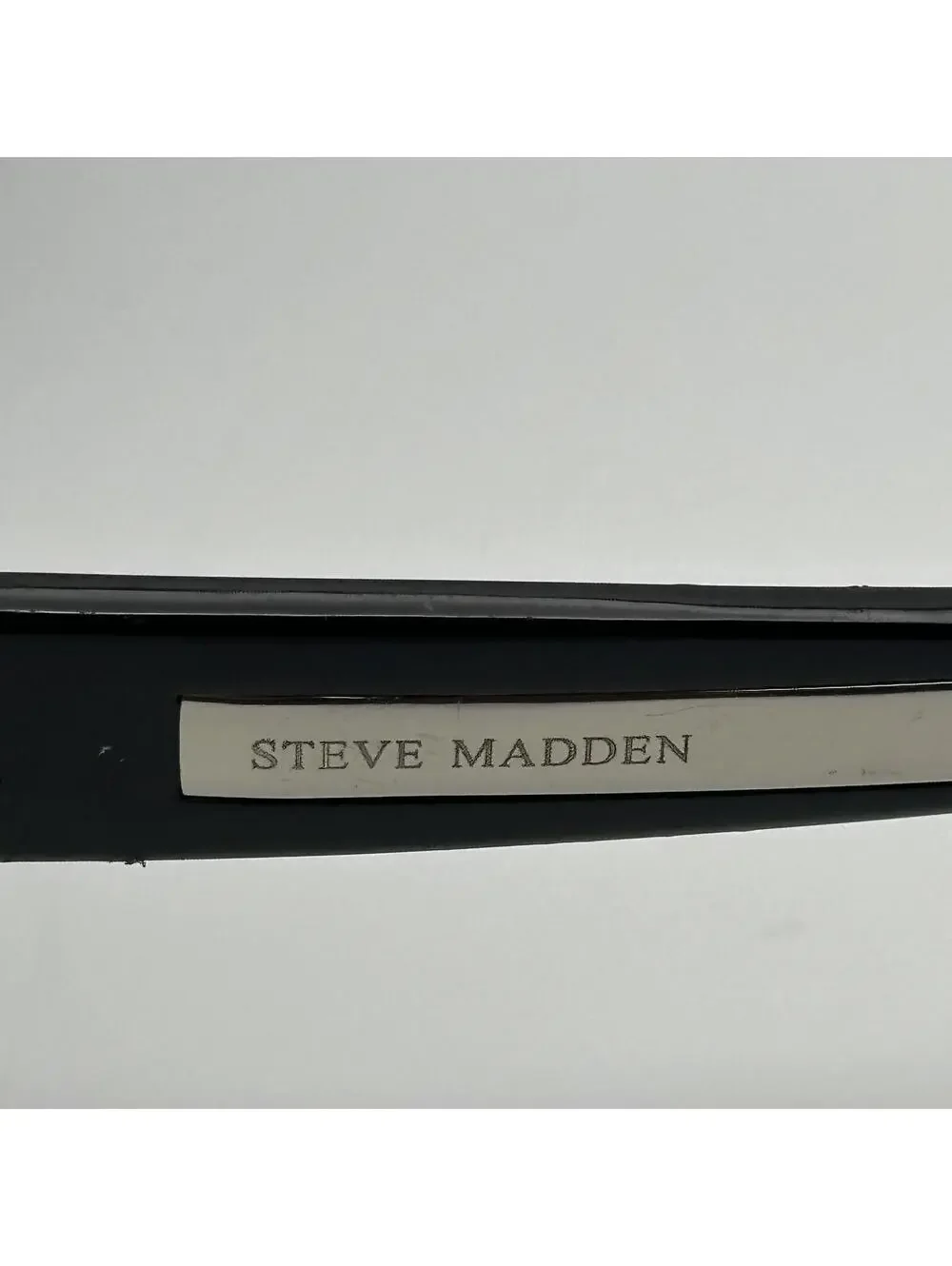 Steve Madden Black Wraparound Sunglasses